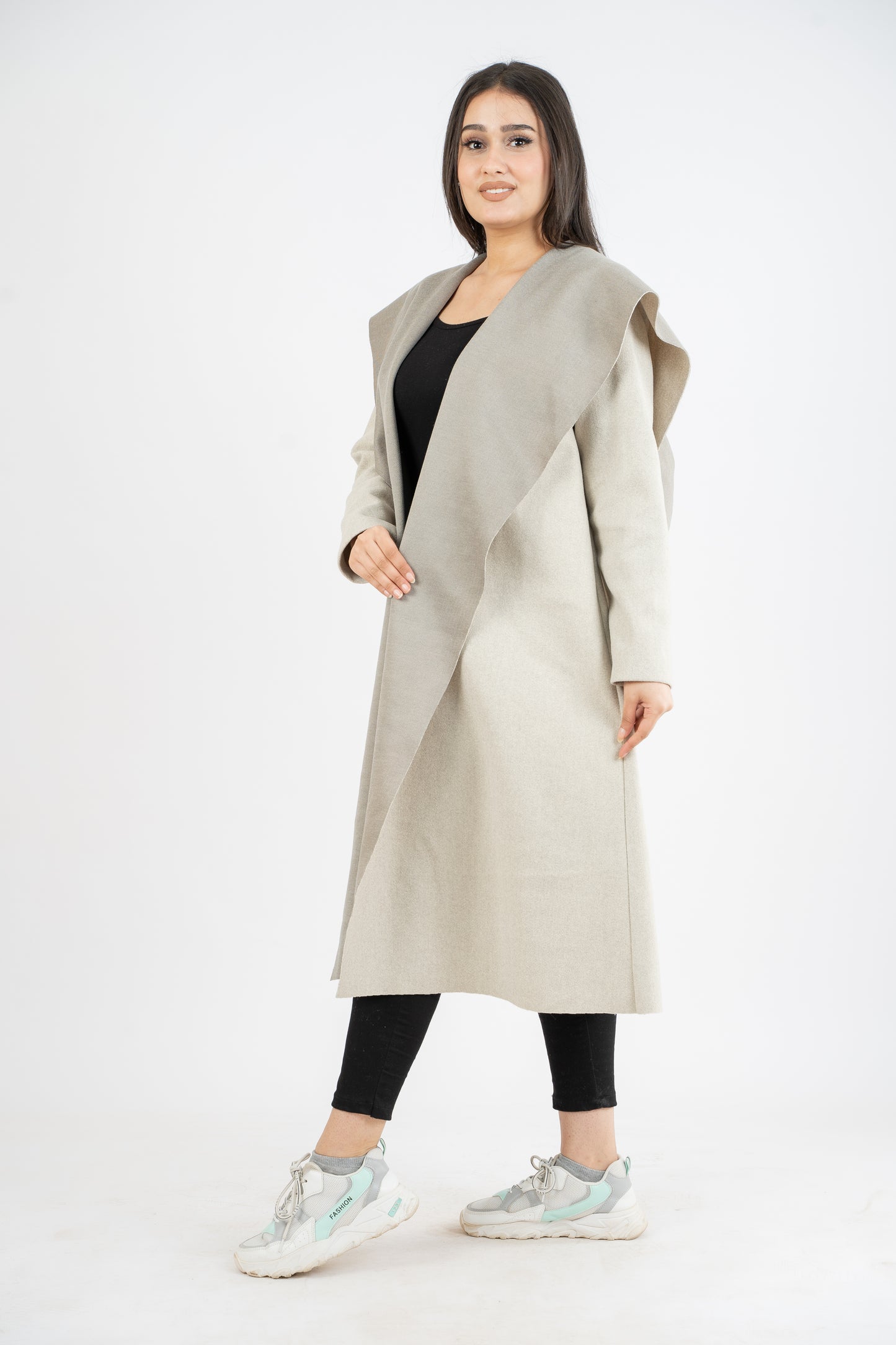 Long Coat With Wide Riviera